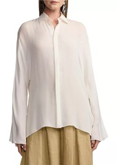 Ralph Lauren Karen Silk Georgette Blouse