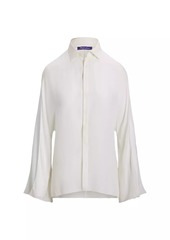 Ralph Lauren Karen Silk Georgette Blouse