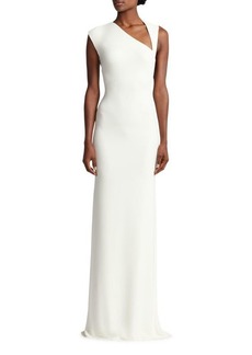 Ralph Lauren Katerina Asymmetric Column Gown