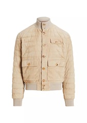 Ralph Lauren Kendal Suede Bomber Jacket