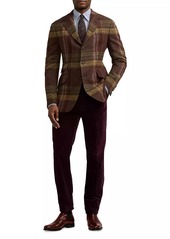 Ralph Lauren Kent Plaid Wool Single-Breasted Sport Coat