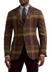 Ralph Lauren Kent Plaid Wool Single-Breasted Sport Coat