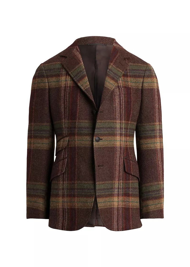 Ralph Lauren Kent Plaid Wool Single-Breasted Sport Coat