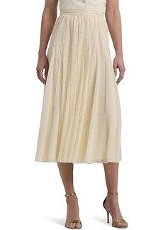 Ralph Lauren Lace & Chiffon Midi Skirt