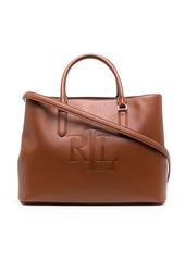 Ralph Lauren large logo-embossed tote bag