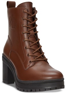 Laura Ralph Lauren Women's Cameron Casual Booties - Dark Mahogany