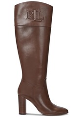 Lauren Ralph Lauren Women's Page Ii Tall Boots - Dark Mahogany