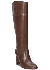 Lauren Ralph Lauren Women's Page Ii Tall Boots - Dark Mahogany