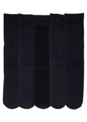 Lauren Ralph Lauren 5-Pk. 400N Dress Trouser Socks - Black