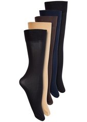 Lauren Ralph Lauren 5-Pk. 400N Dress Trouser Socks - Black