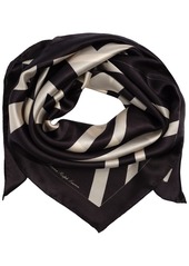 Lauren Ralph Lauren Art Deco Square Scarf - Black/Cream