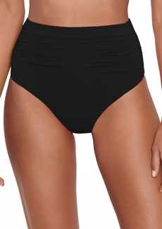 Lauren Ralph Lauren Beach Club High-Waist Bikini Bottoms - Black