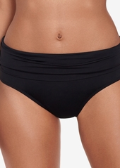 Lauren Ralph Lauren Beach Club Ruched Bikini Bottoms - Black