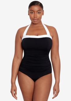 Lauren Ralph Lauren Bel Air One-Piece Swimsuit - Black