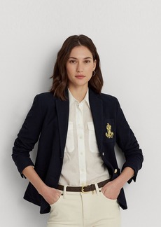 Lauren Ralph Lauren Bullion Jacquard Blazer - Lauren Navy