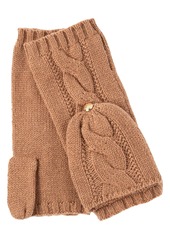 Lauren Ralph Lauren Cable Pop-Top Glove - Classic Camel