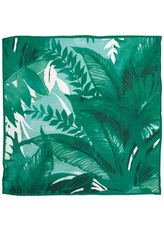 Lauren Ralph Lauren Cartago Palms Square Scarf - Green