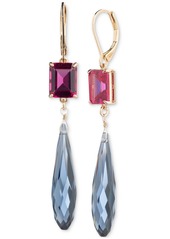 Lauren Ralph Lauren Color Stone Double Drop Earrings - Misc