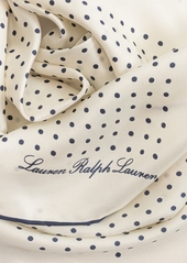 Lauren Ralph Lauren Core Dot Square Scarf - Cream