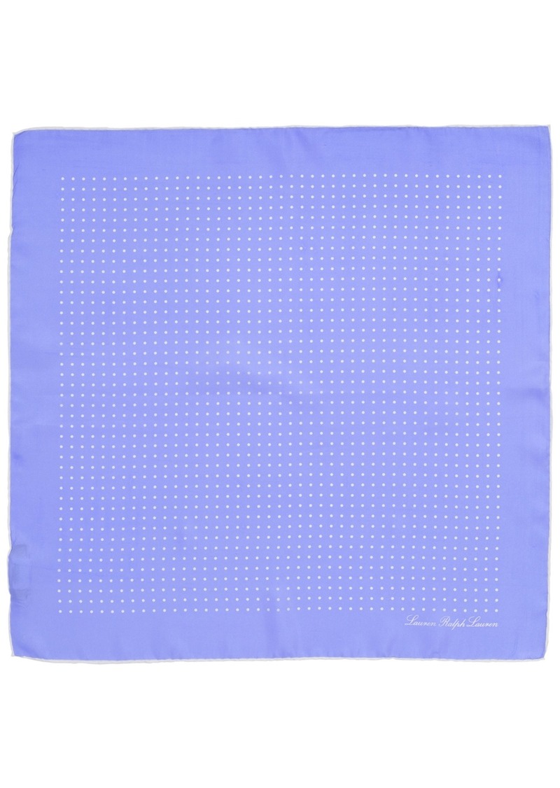 Lauren Ralph Lauren Core Dot Square Scarf - Pale Iris