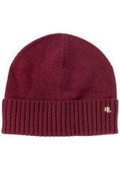 Lauren Ralph Lauren Core Solid Cuff Hat - Pinot Noir