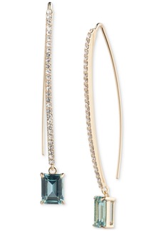 Lauren Ralph Lauren Crystal Threader Earrings - Turquoise