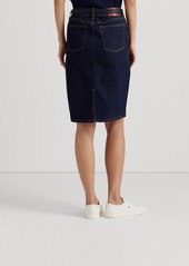 Lauren Ralph Lauren Denim Skirt - Rinse Wash