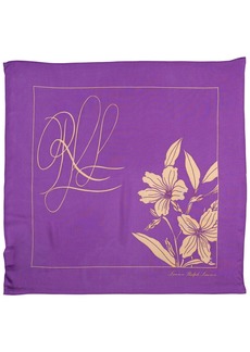 Lauren Ralph Lauren Dune Floral Square Scarf - Purple