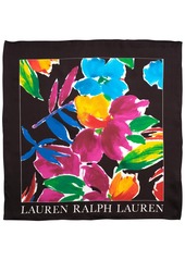 Lauren Ralph Lauren Eveline Floral Square Scarf - Black
