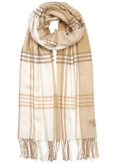 Lauren Ralph Lauren Exploded Plaid Scarf - Cream Plaid