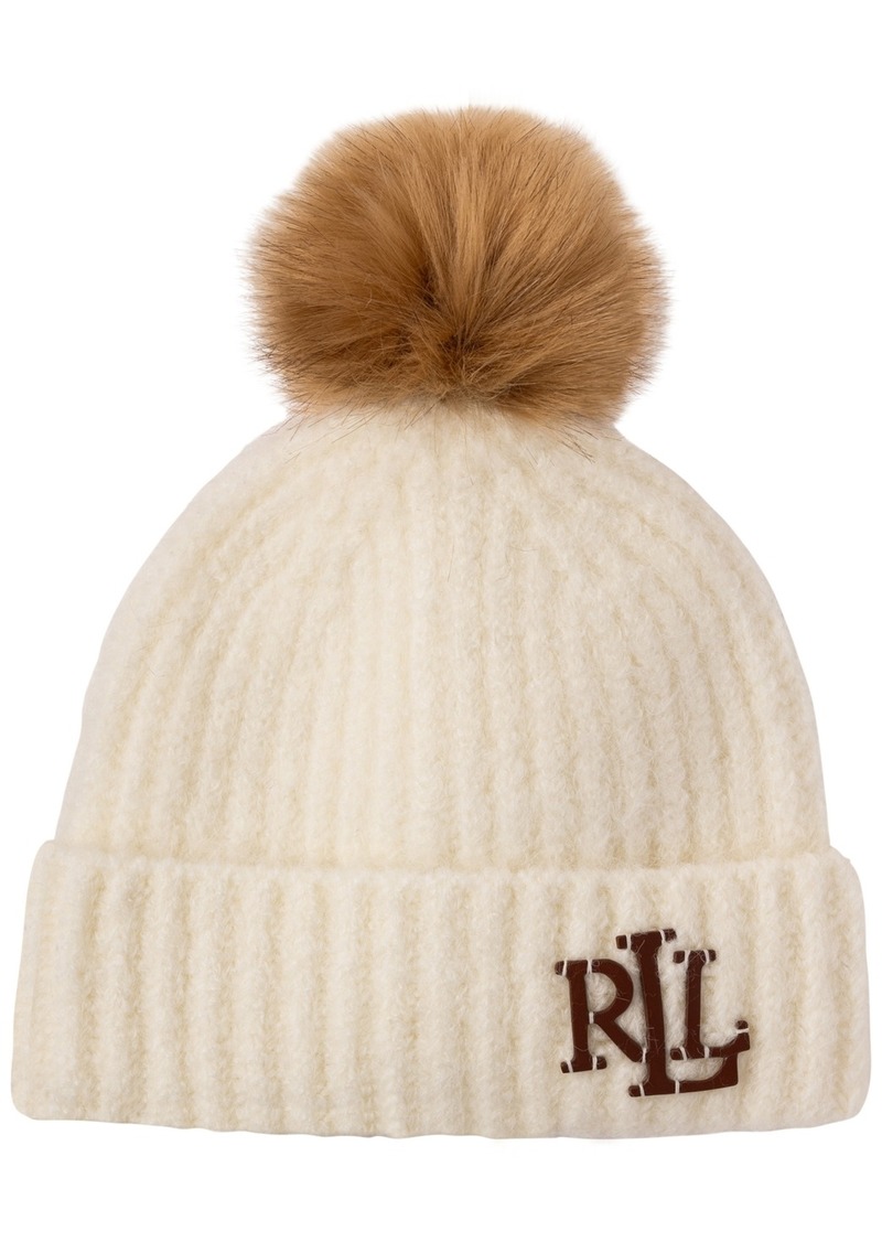 Lauren Ralph Lauren Fisherman Rib Hat - Cream