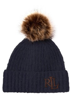 Lauren Ralph Lauren Fisherman Rib Hat - Navy