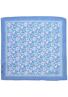 Lauren Ralph Lauren Floral Bandana Square - Medium Blue