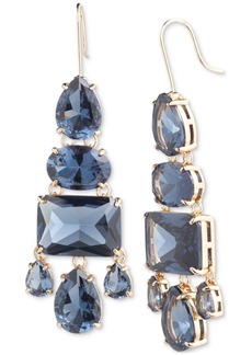 Lauren Ralph Lauren Gold-Tone Color Stone Chandelier Earrings - Blue