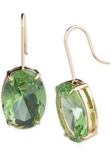Lauren Ralph Lauren Gold-Tone Oval Stone Drop Earrings - Green