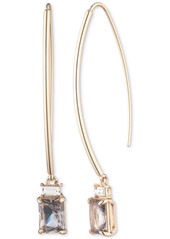 Lauren Ralph Lauren Gold-Tone Stone Threader Earrings - Light Gree