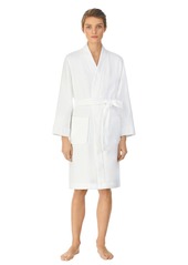 Lauren Ralph Lauren Greenwich Woven Terry Bath Robe - White