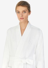 Lauren Ralph Lauren Greenwich Woven Terry Bath Robe - Estate Blue