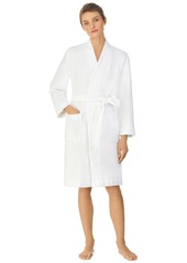 Lauren Ralph Lauren Greenwich Woven Terry Bath Robe - Estate Blue