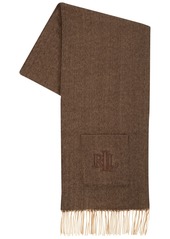 Lauren Ralph Lauren Herringbone Pocket Scarf - Classic Camel