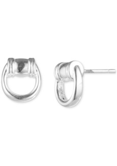 Lauren Ralph Lauren Horsebit Stud Earrings in Sterling Silver - Sterling Silver