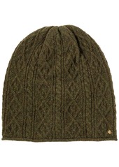 Lauren Ralph Lauren Knit Slouchy Cable Hat - Cream