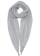 Lauren Ralph Lauren Knitted High Shine Diamond Scarf - Light Pewter