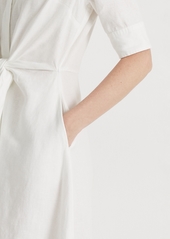 Lauren Ralph Lauren Linen Fit & Flare Shirtdress - White