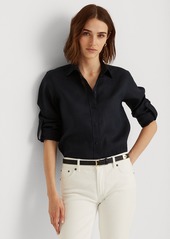 Lauren Ralph Lauren Linen Shirt, Regular & Petite - Polo Black