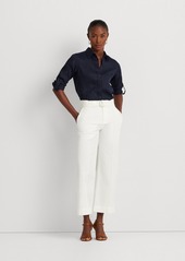 Lauren Ralph Lauren Linen Shirt, Regular & Petite - Polo Black