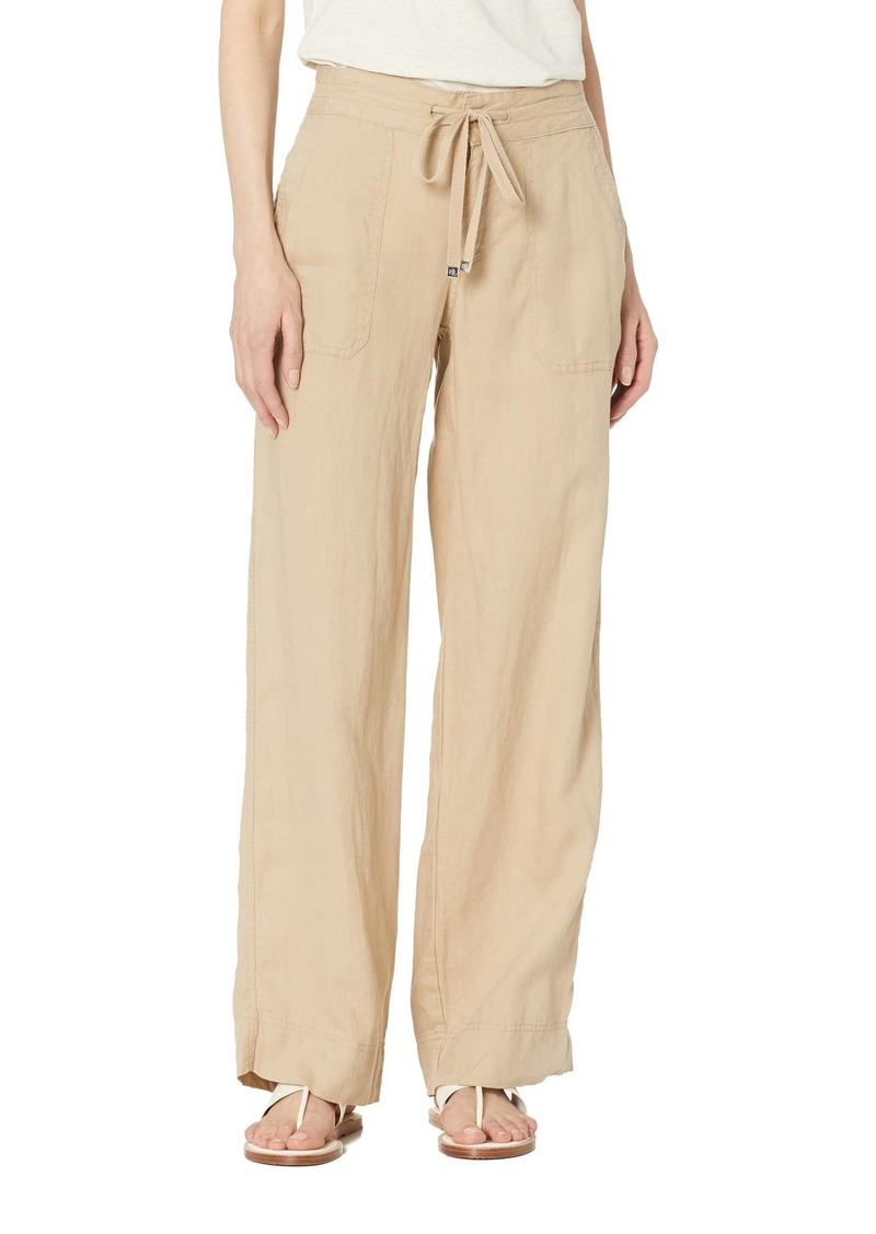 Lauren Ralph Lauren Linen Wide-Leg Pants   32