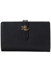 Lauren Ralph Lauren Logo Leather Wallet - Black