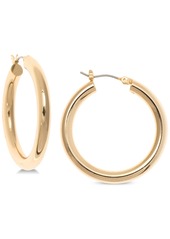 Lauren Ralph Lauren Medium Hoop Earrings - Gold