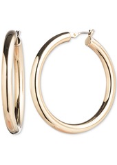 "Lauren Ralph Lauren Medium Tubular Hoop Earrings, 1.28"" - Gold"